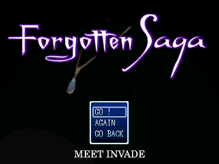 Forgotten Saga タイトル画面